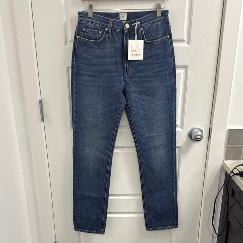 Toteme Women's Straight Leg Jeans - Dark Blue